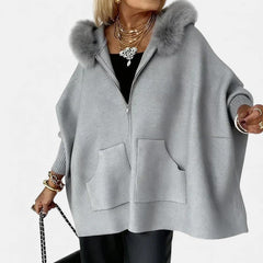 Women's hooded coat con capucha