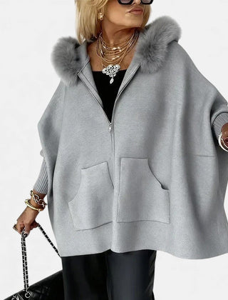 Women's hooded coat con capucha