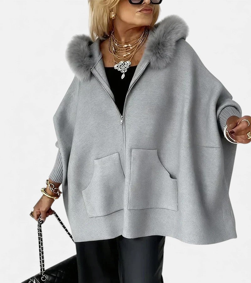 Women's hooded coat con capucha
