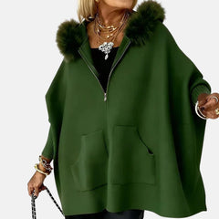 Women's hooded coat con capucha