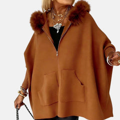 Women's hooded coat con capucha