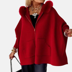 Women's hooded coat con capucha