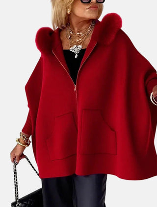 Women's hooded coat con capucha