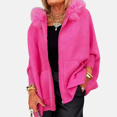 Women's hooded coat con capucha