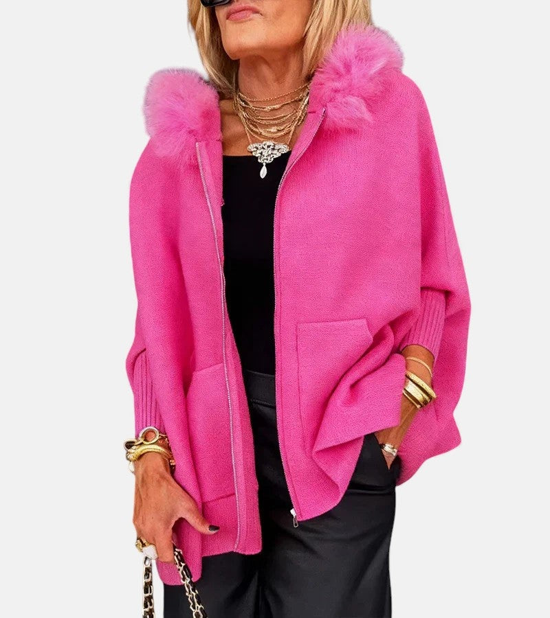 Women's hooded coat con capucha