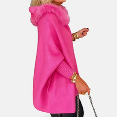 Women's hooded coat con capucha