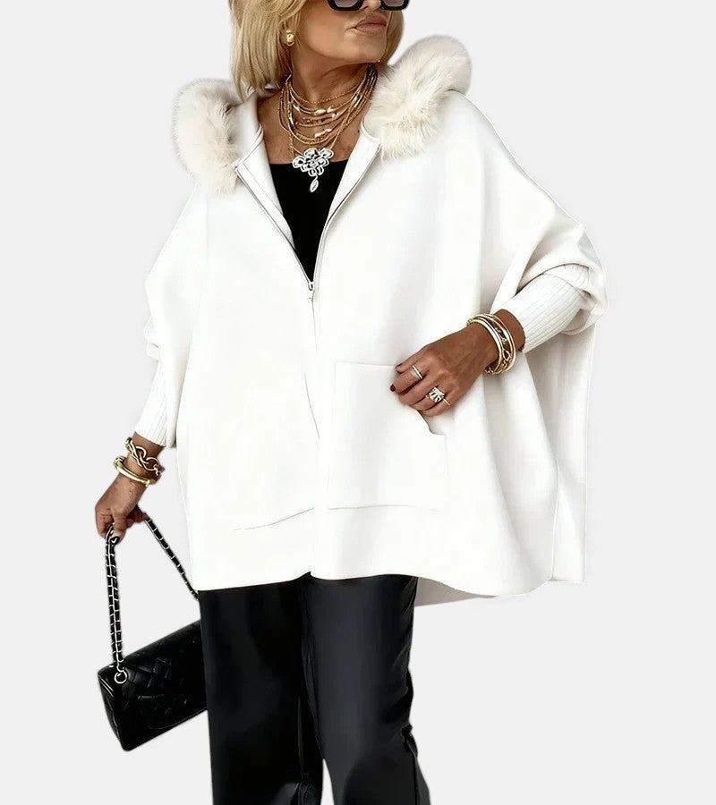Women's hooded coat con capucha