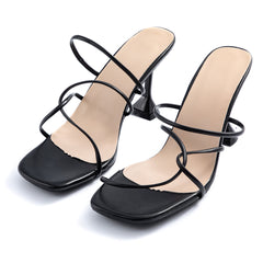 Tacones Altos Abiertos con Diseño Sin Correa en el Tobillo - Raúl & Sara Madrid