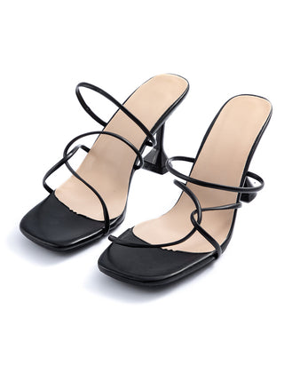 Tacones Altos Abiertos con Diseño Sin Correa en el Tobillo - Raúl & Sara Madrid
