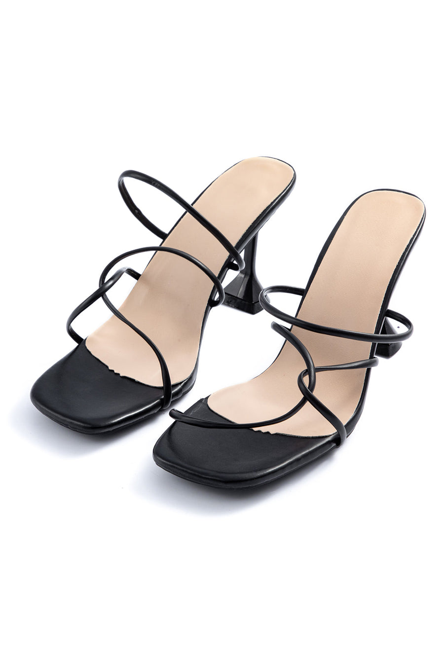 Tacones Altos Abiertos con Diseño Sin Correa en el Tobillo - Raúl & Sara Madrid