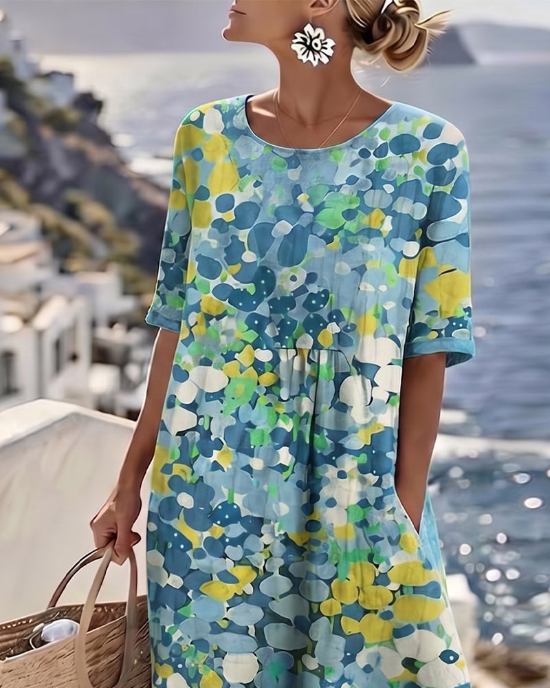 Vestido estampado holgado - Raúl & Sara Madrid