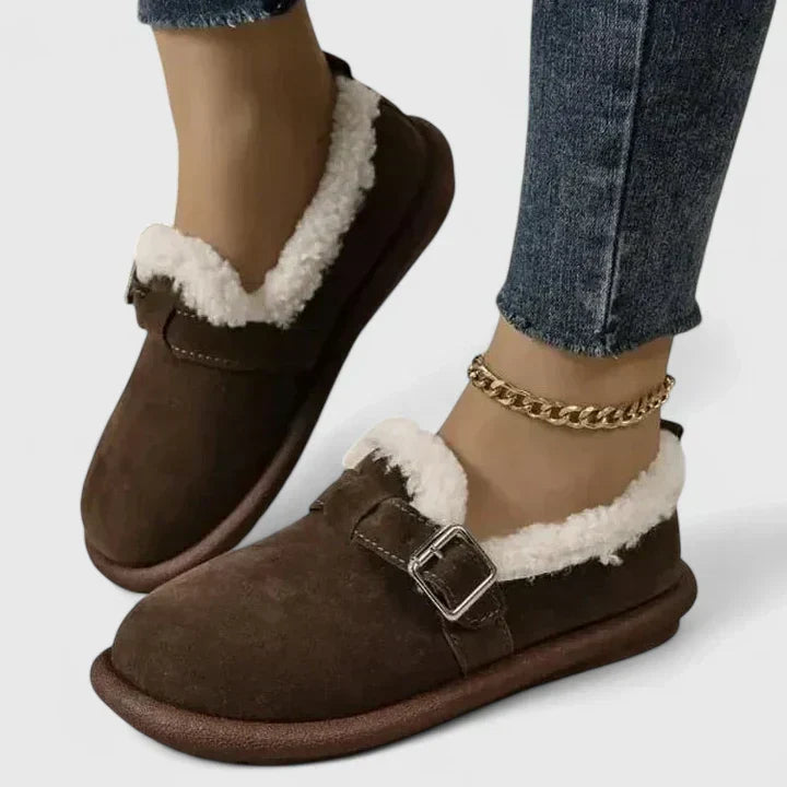 Valentynah™ | Botas de Invierno con Forro de Peluche y Detalle de Hebilla