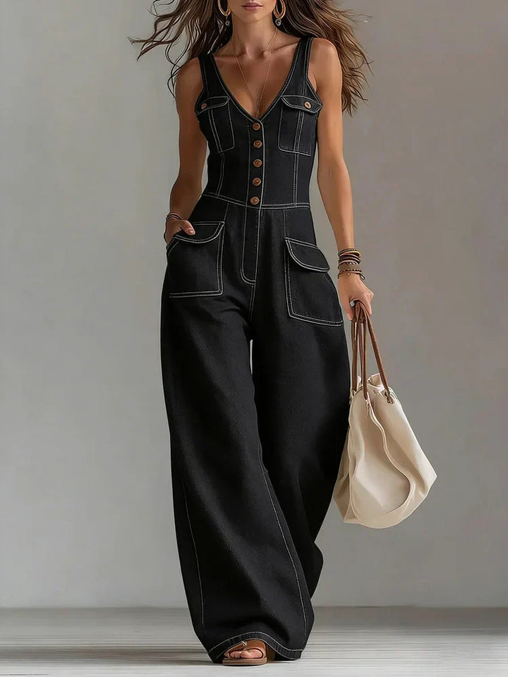 Trinidad™ | Pantalón vaquero holgado de pierna ancha