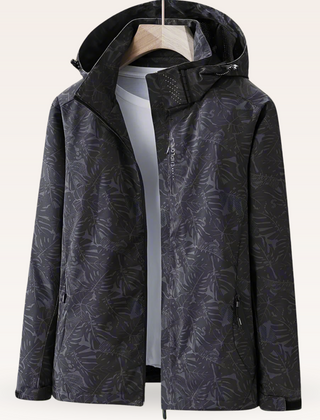 Chaqueta cortavientos con capucha