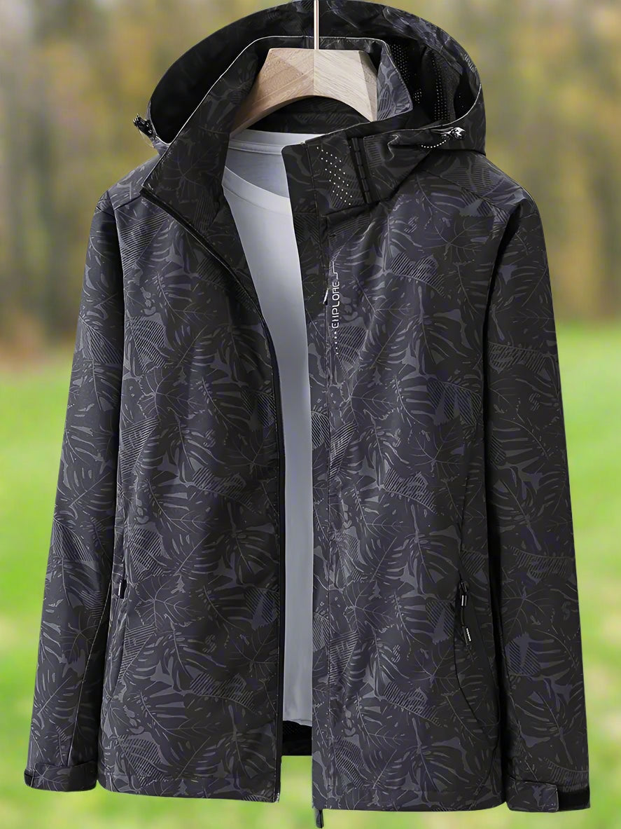 Chaqueta cortavientos con capucha