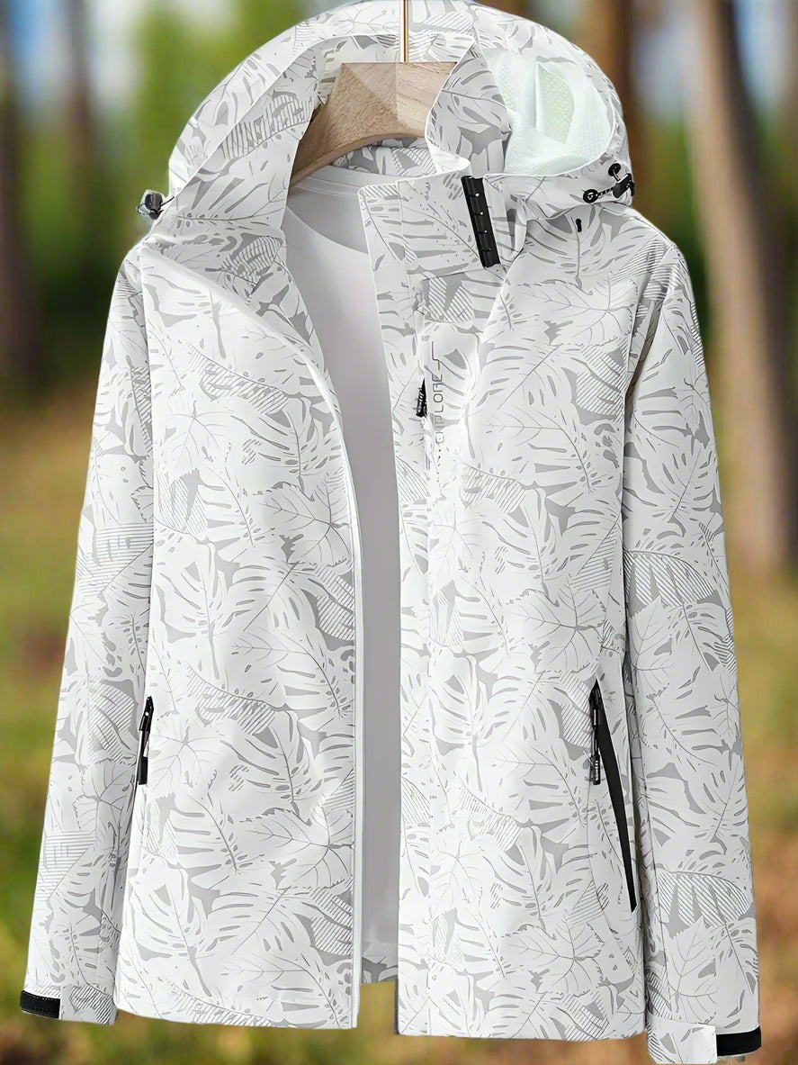 Chaqueta cortavientos con capucha