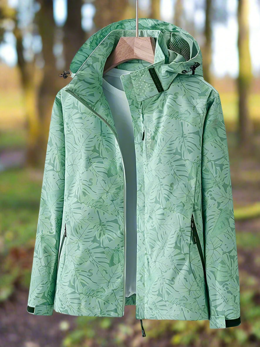 Chaqueta cortavientos con capucha