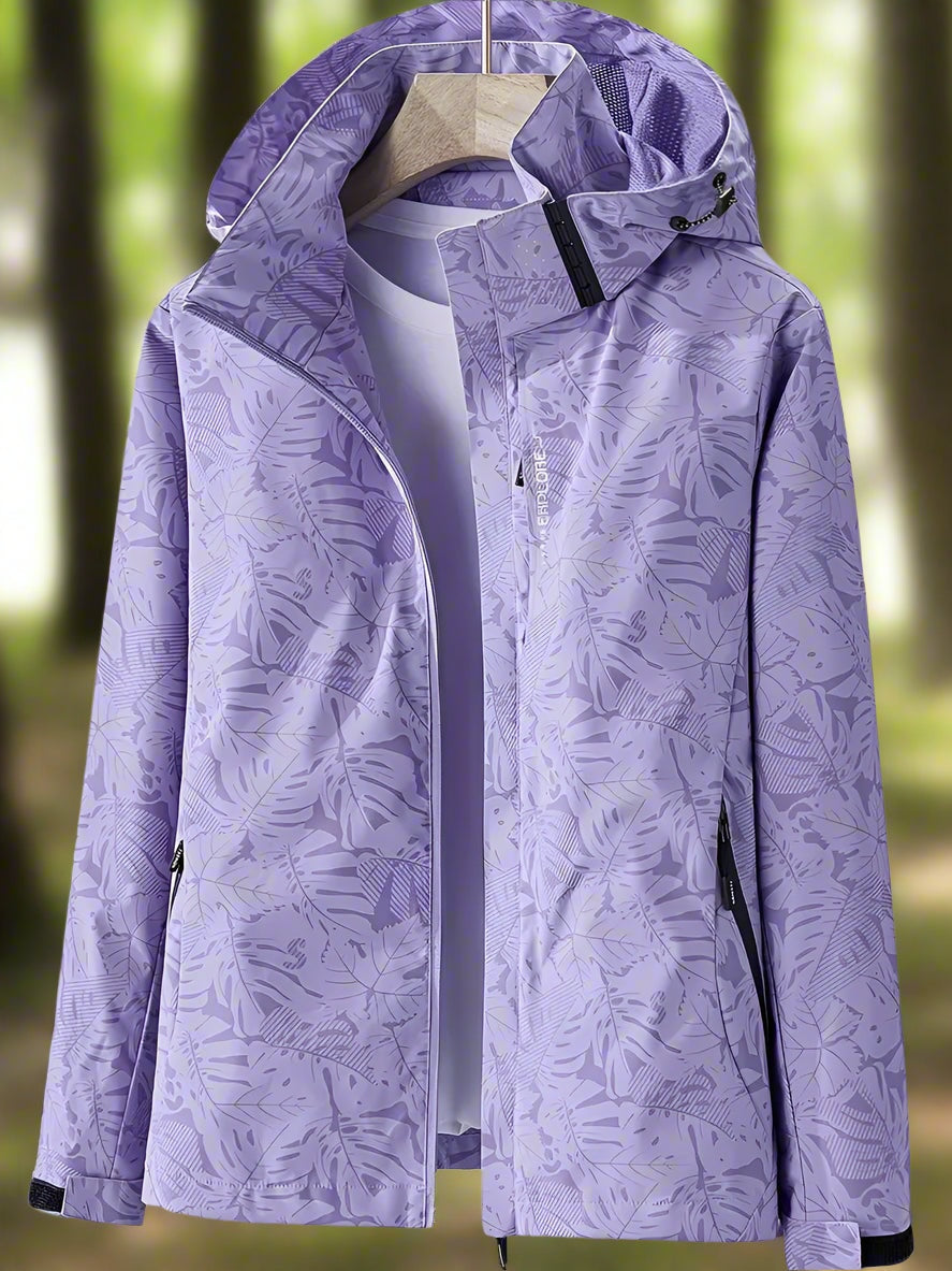 Chaqueta cortavientos con capucha