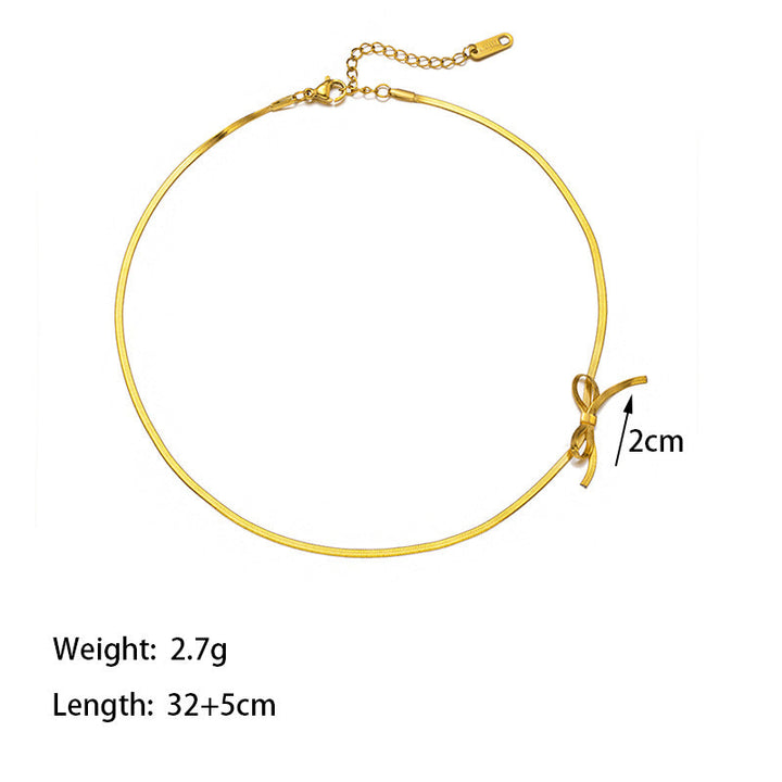 Rebecca - Collar dorado con colgante de inicial