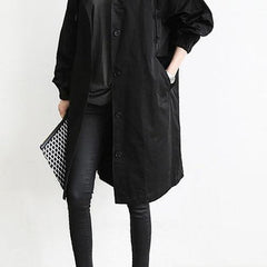 Chaqueta larga con capucha