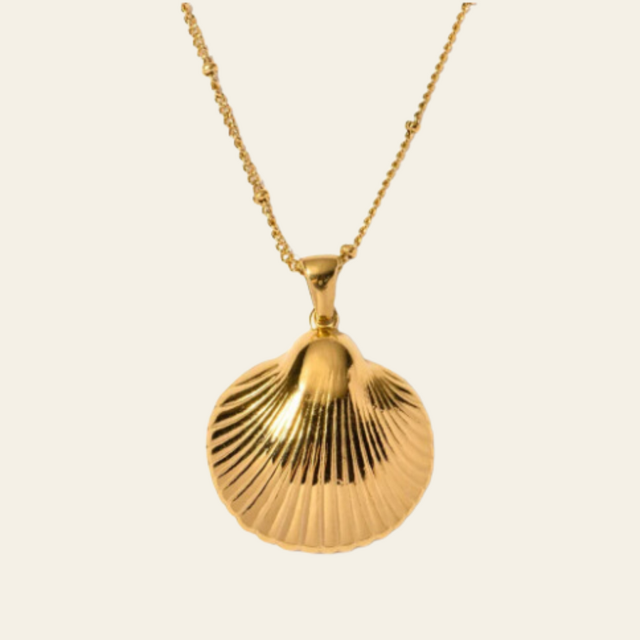 Collar dorado con colgante circular - Raúl & Sara Madrid
