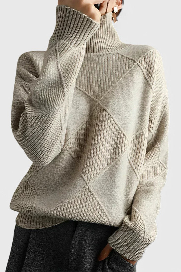 Jasmine | Jersey de Cachemira Cuello Alto