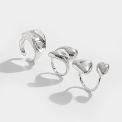 Anillos de Metal con Diseño Irregular - Raúl & Sara Madrid