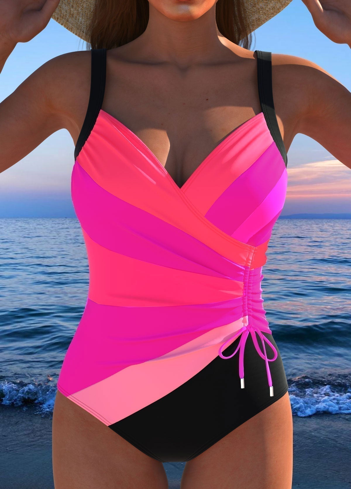 Traje de baño elegante con estampado colorido - Raúl & Sara Madrid