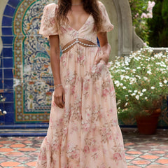Vestido elegante y fluido - Raúl & Sara Madrid