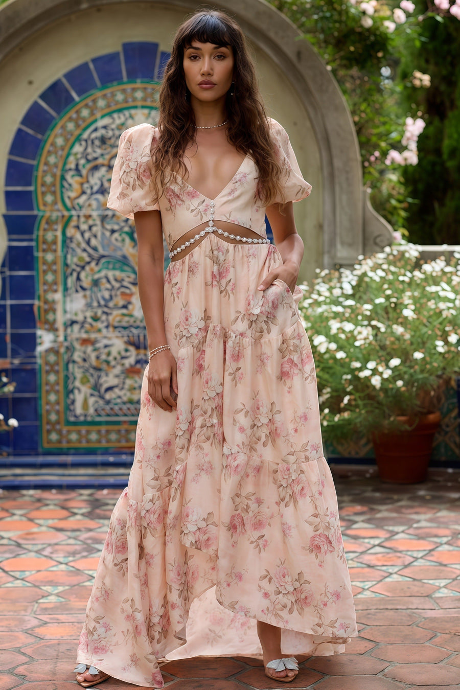 Vestido elegante y fluido - Raúl & Sara Madrid