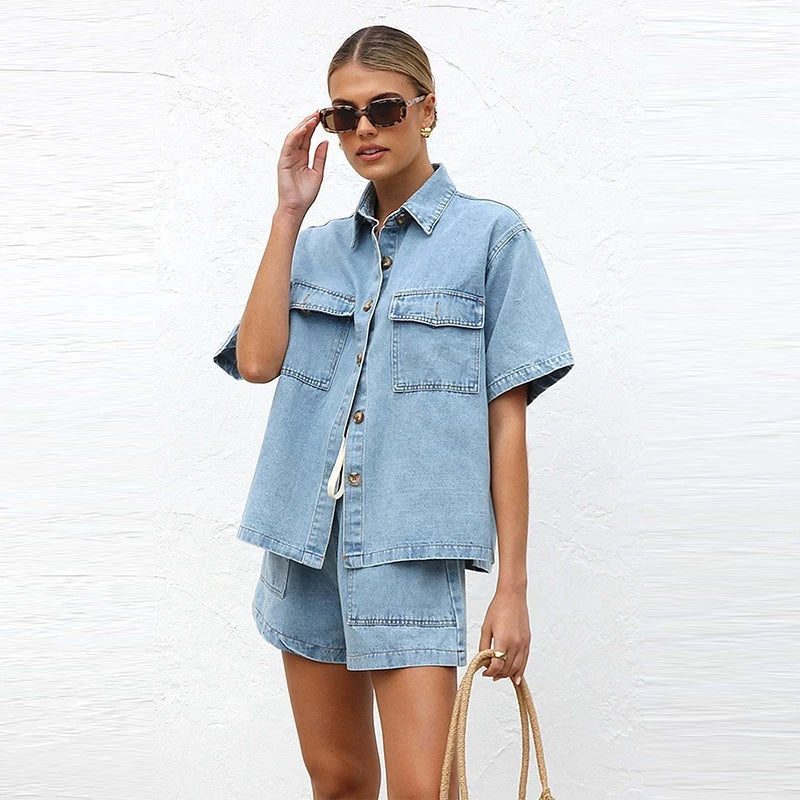 Conjunto de denim
