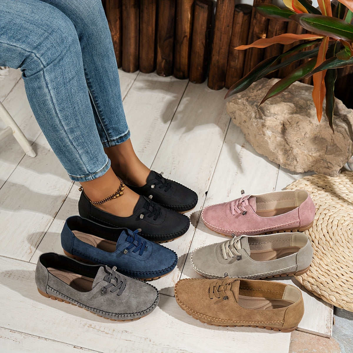 Mocasines Mujer Cómodos Y Flexibles – Zapatos Casual Antideslizantes Para Uso Diario