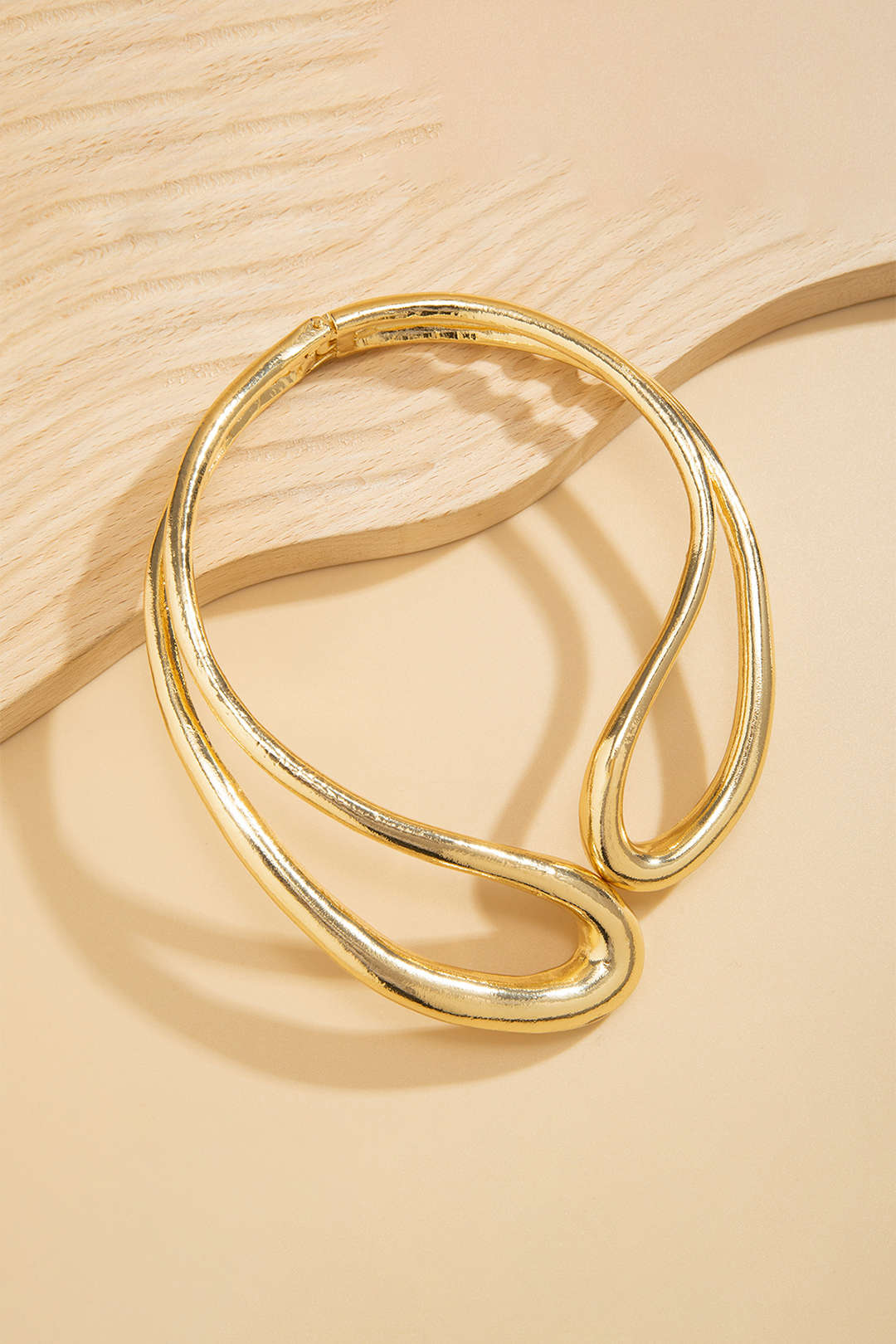 Asymmetrical Cropped Collar