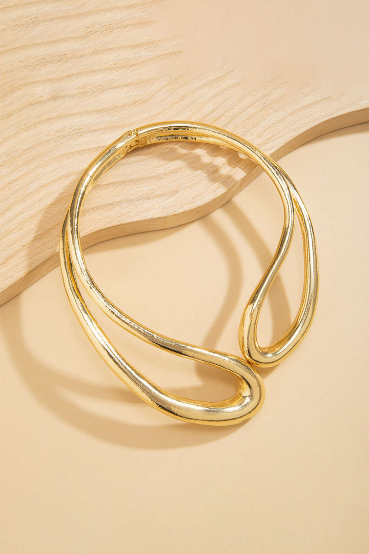 Asymmetrical Cropped Collar
