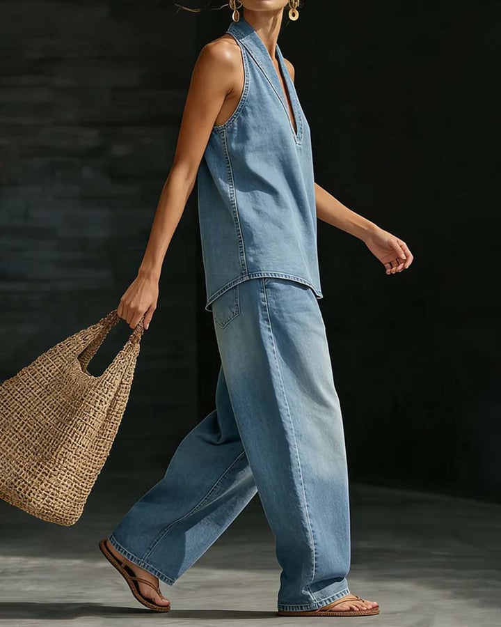 Marina™ | Mono Largo Fluido con Escote en V" can be rewritten as:

"Marina™ | Mono Largo Elegante con Escote en V