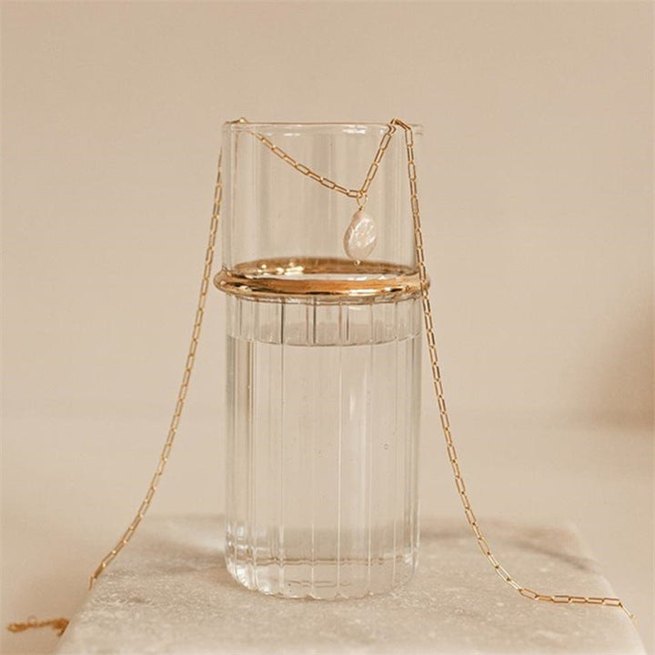 Elisa – Delicate Gold Chain with Mini Cross