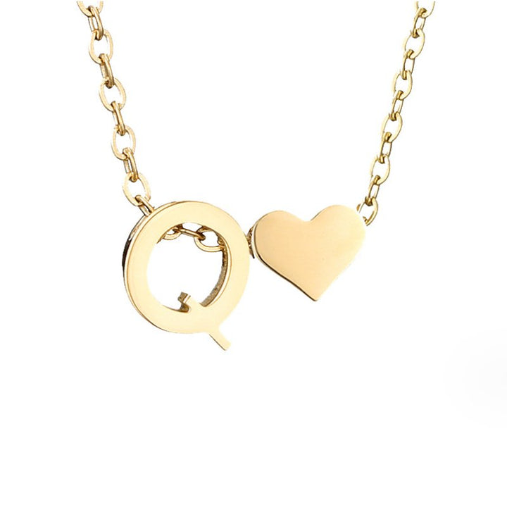 Nina – Collar dorado en diseño de V