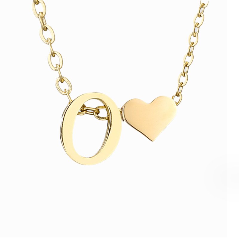 Nina – Collar dorado en diseño de V