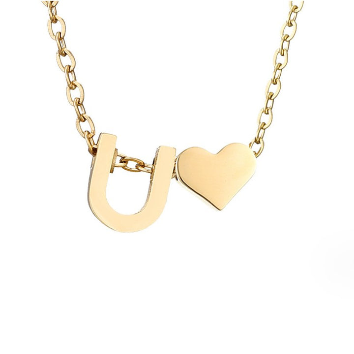Nina – Collar dorado en diseño de V