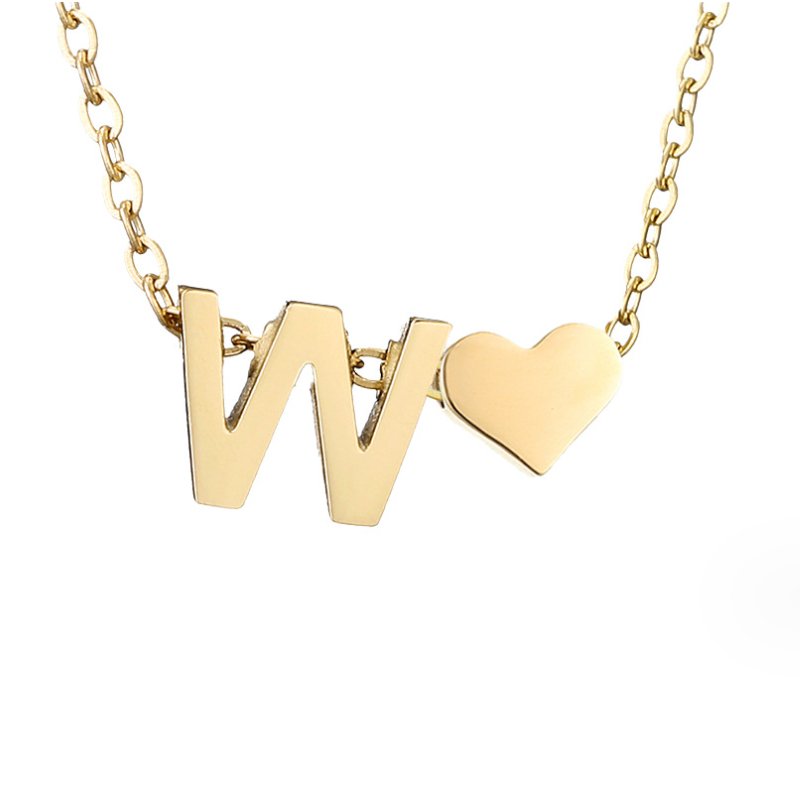 Nina – Collar dorado en diseño de V