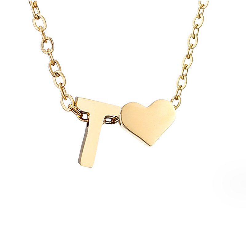 Nina – Collar dorado en diseño de V