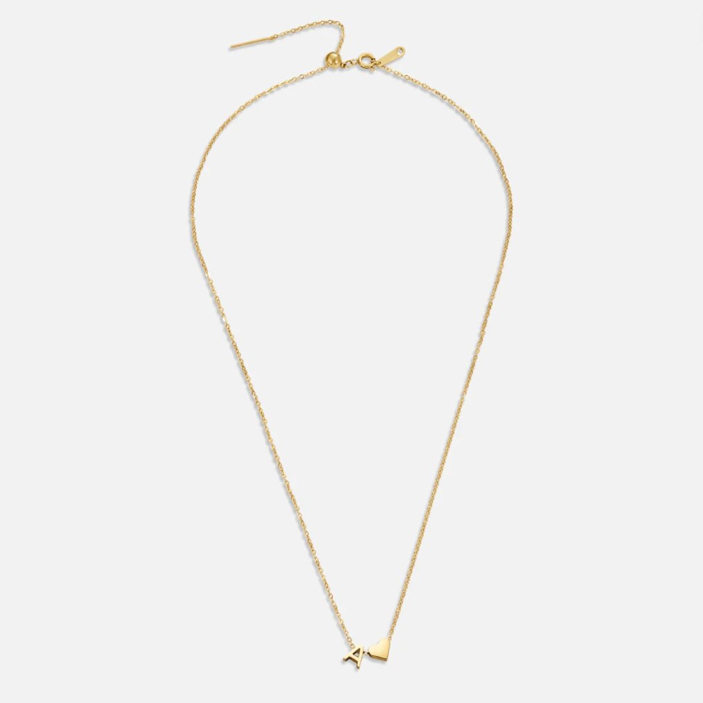 Nina – Collar dorado en diseño de V