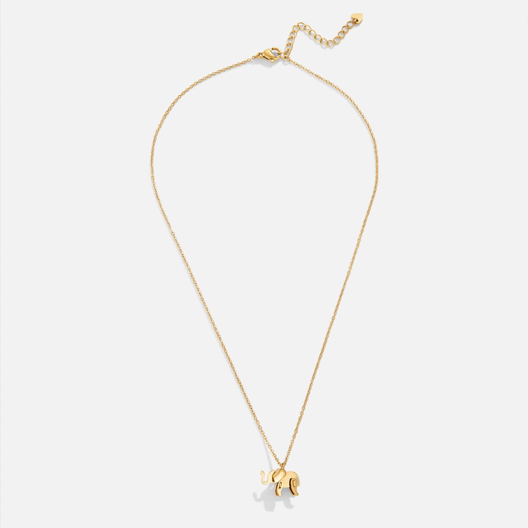 Luisa – Collar dorado con diseño floral simétrico