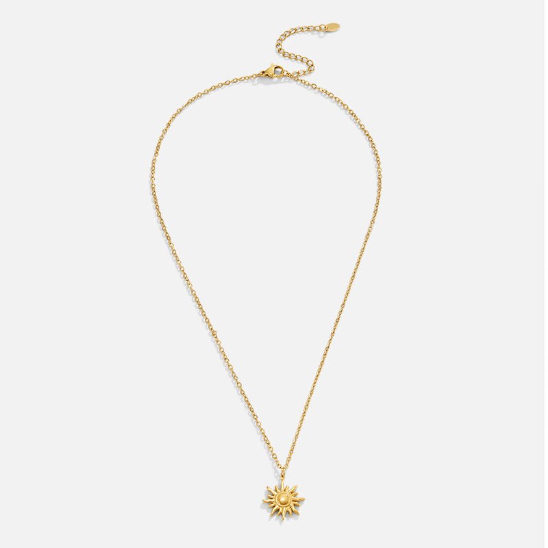 Ronja – Collana dorata con pendente a forma di fiore