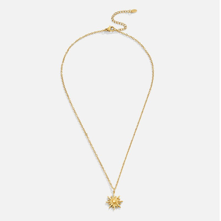 Ronja – Collana dorata con pendente a forma di fiore