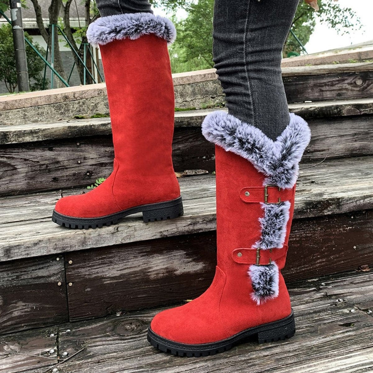 Botas de invierno de caña alta