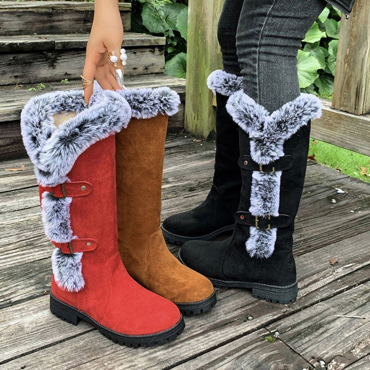 Botas de invierno de caña alta