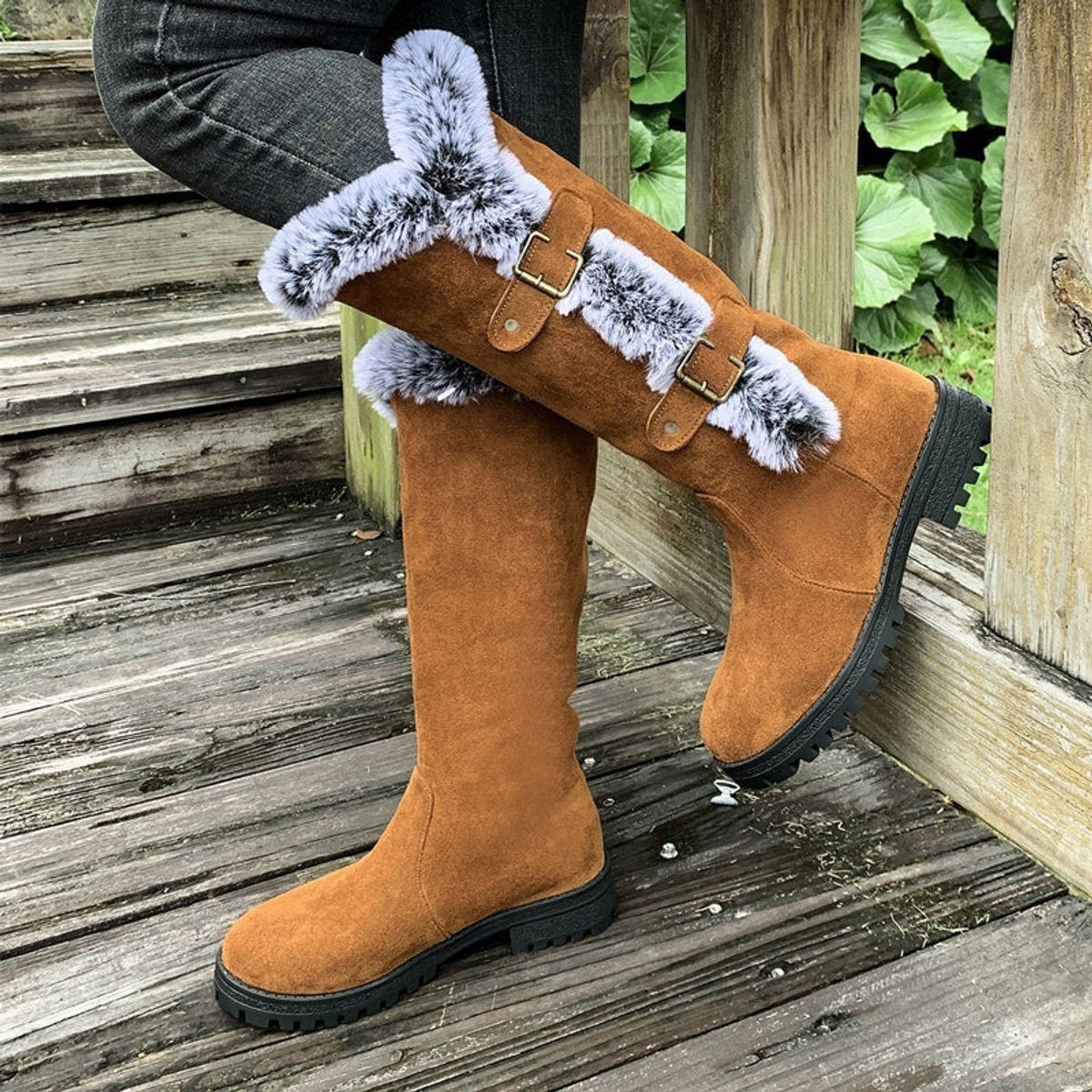 Botas de invierno de caña alta