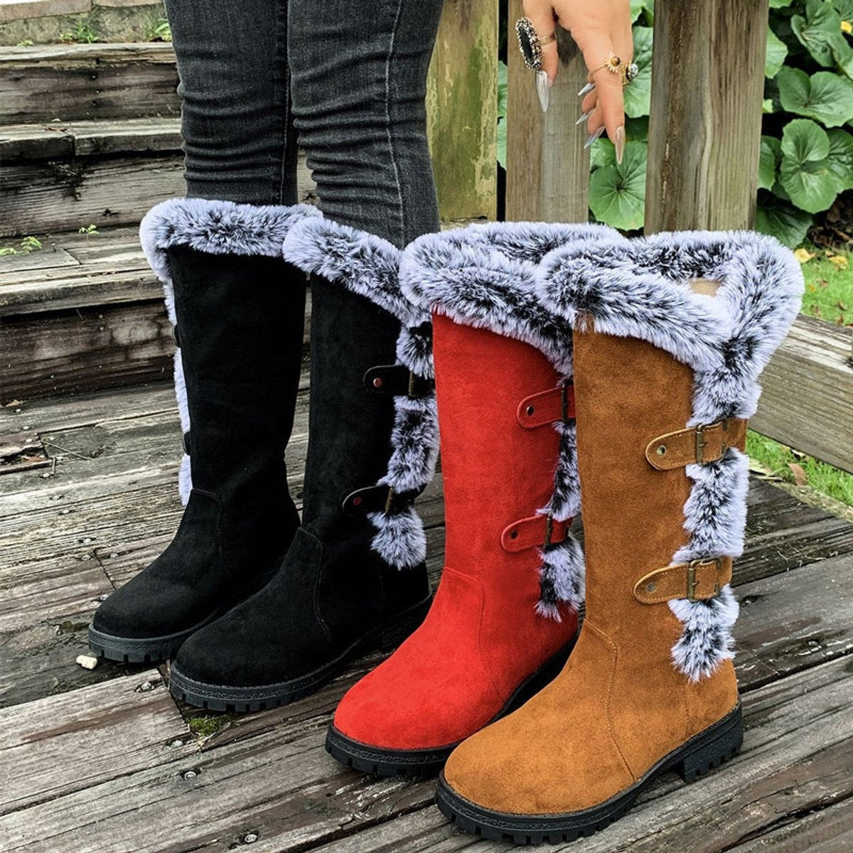 Botas de invierno de caña alta