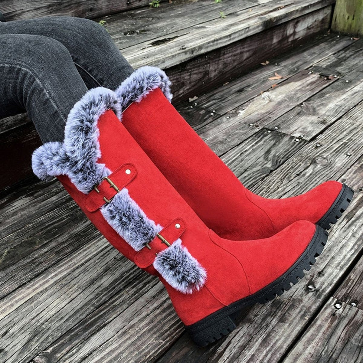 Botas de invierno de caña alta